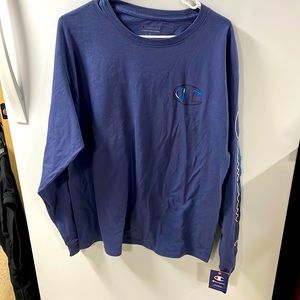 NWT Champion Mens Long Sleeve Tee Large